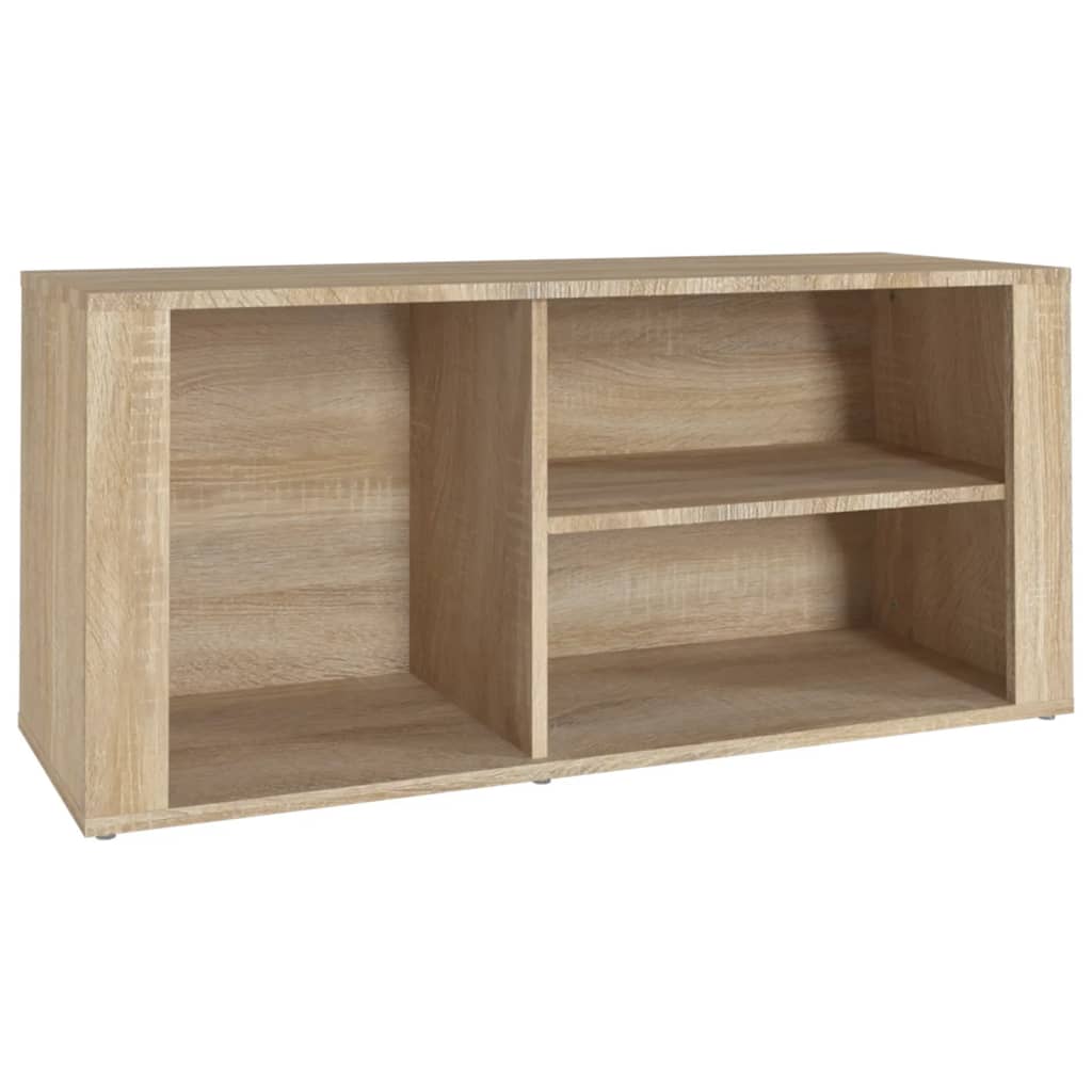 skoreol 100x35x45 cm konstrueret træ sonoma-eg