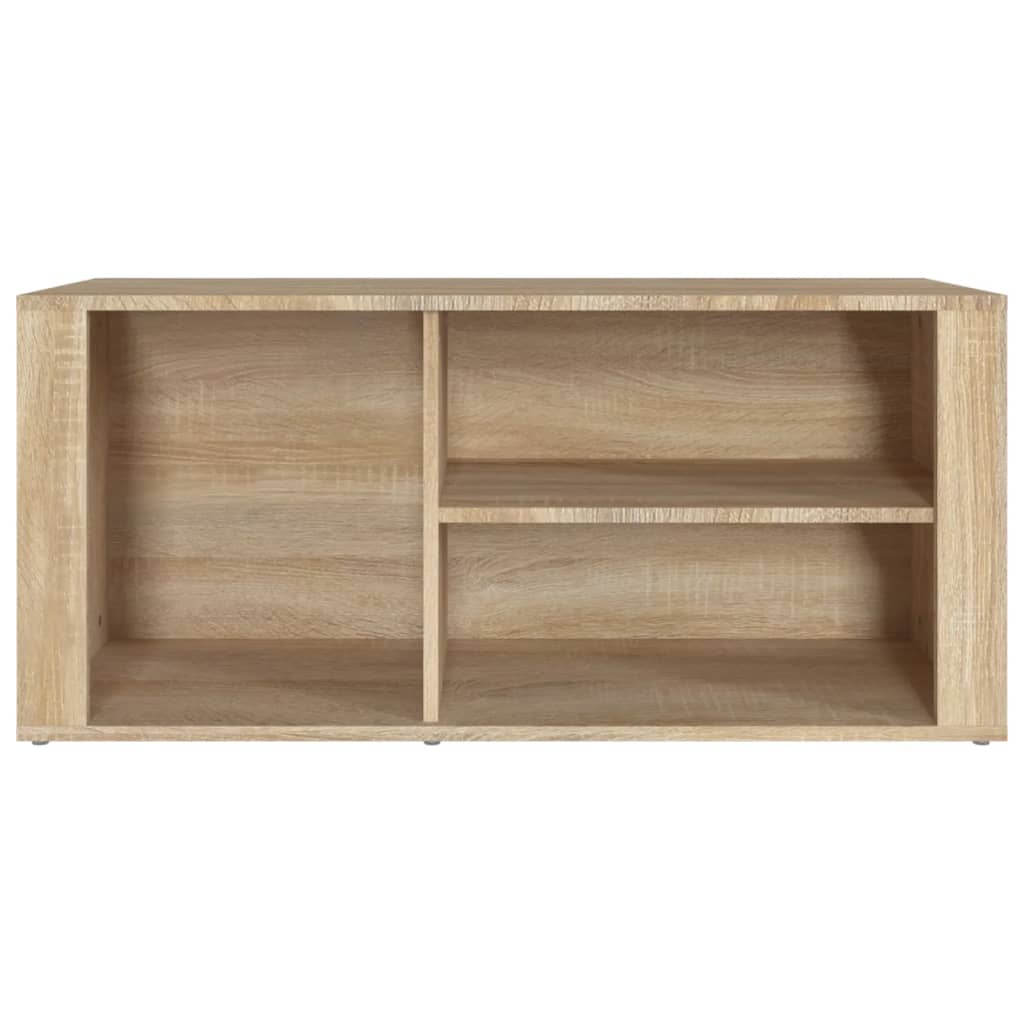 skoreol 100x35x45 cm konstrueret træ sonoma-eg