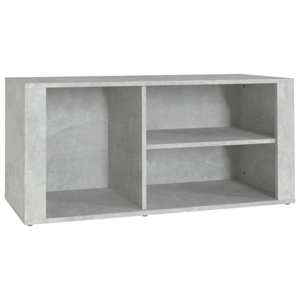 skoreol 100x35x45 cm konstrueret træ betongrå