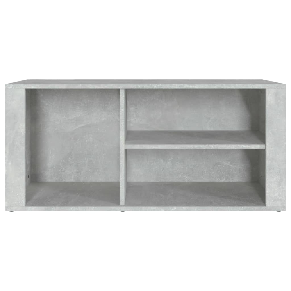 skoreol 100x35x45 cm konstrueret træ betongrå