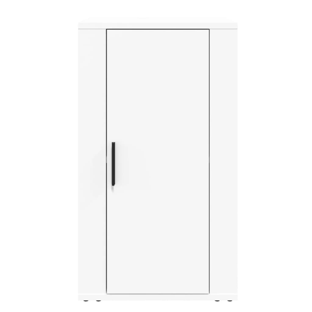 skænk 40x33x70 cm konstrueret træ hvid