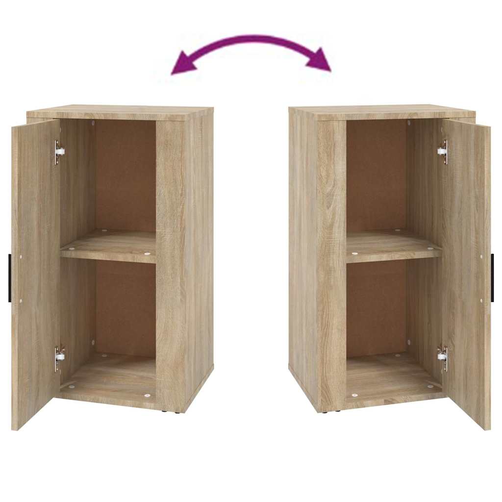 skænk 40x33x70 cm konstrueret træ sonoma-eg