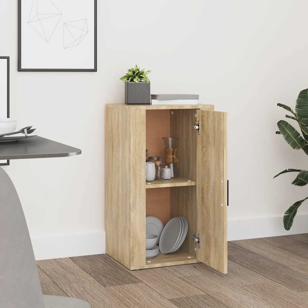 skænk 40x33x70 cm konstrueret træ sonoma-eg