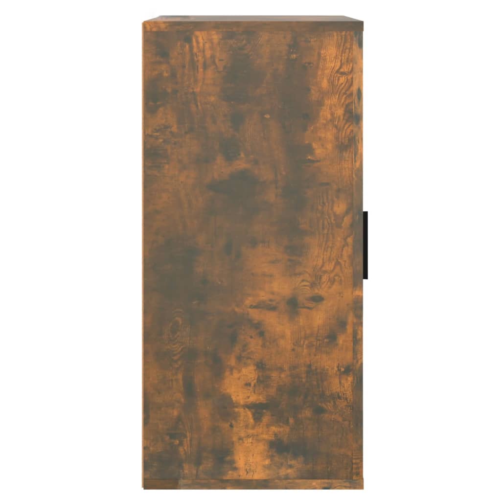 skænk 40x33x70 cm konstrueret træ røget egetræsfarve