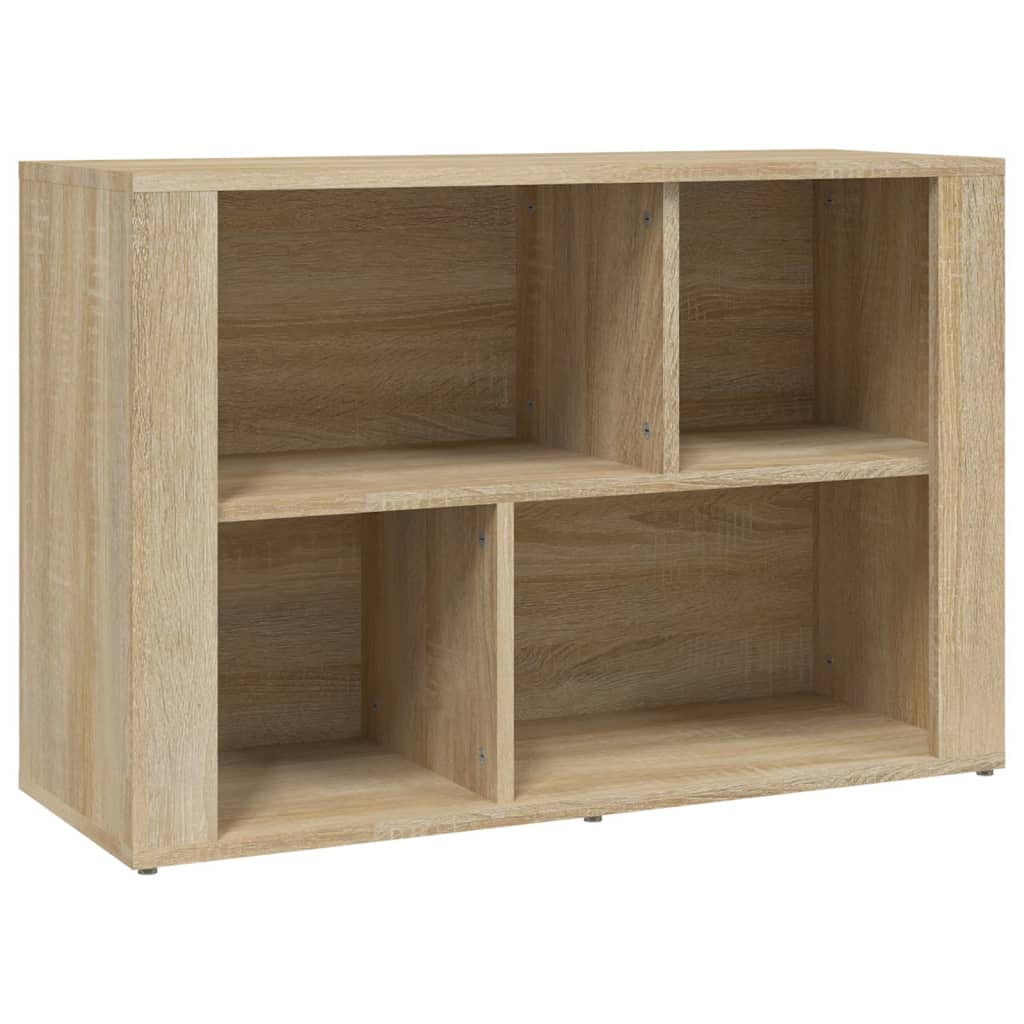 skænk 80x30x54 cm konstrueret træ sonoma egetræsfarve