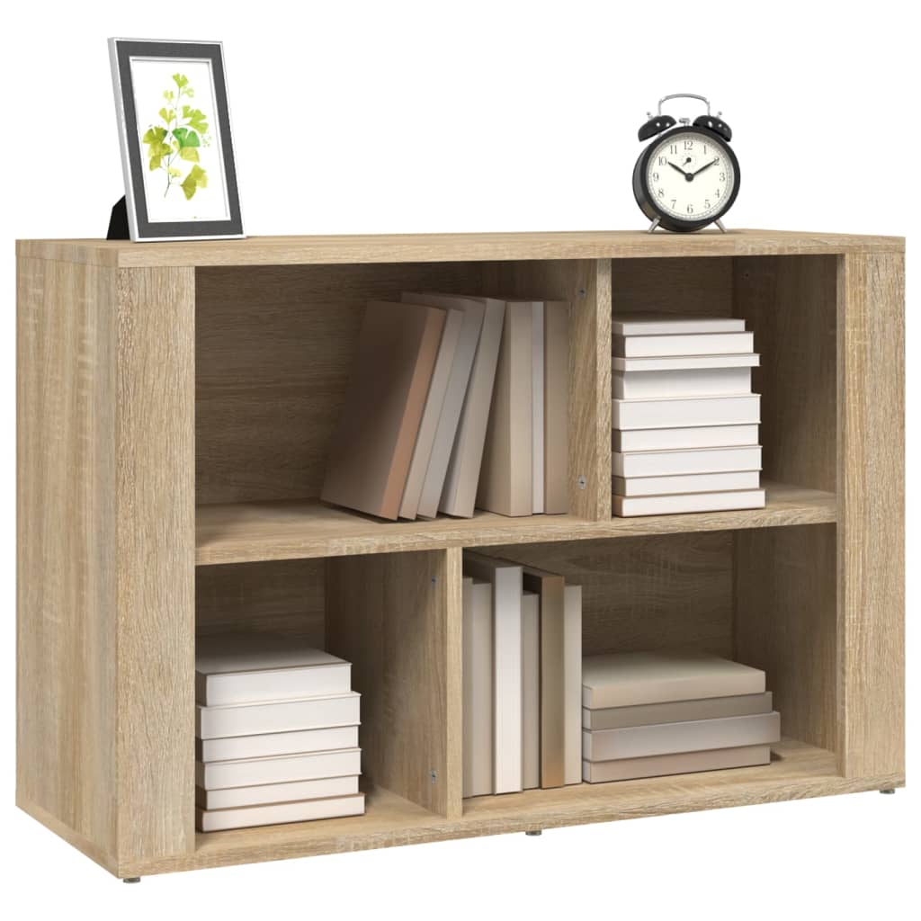skænk 80x30x54 cm konstrueret træ sonoma egetræsfarve
