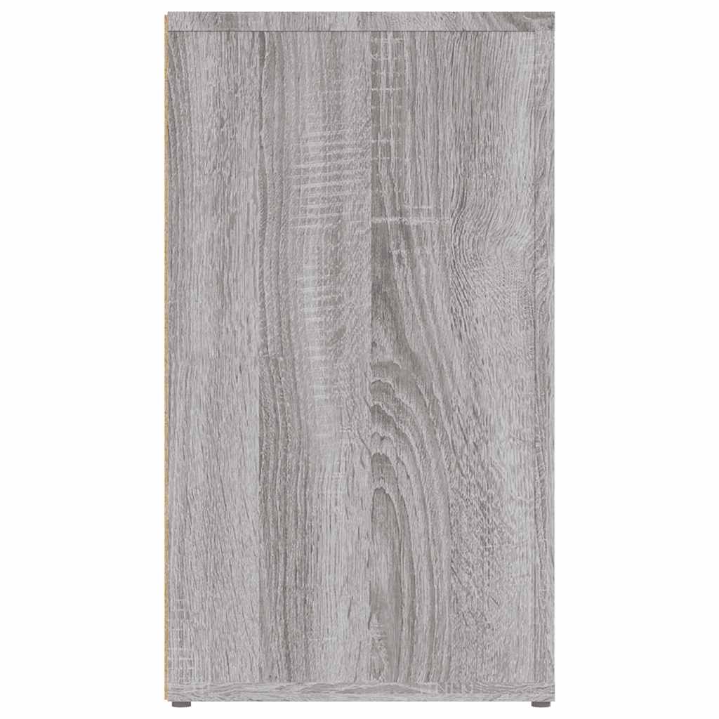 skænk 80x30x54 cm konstrueret træ grå sonoma-eg
