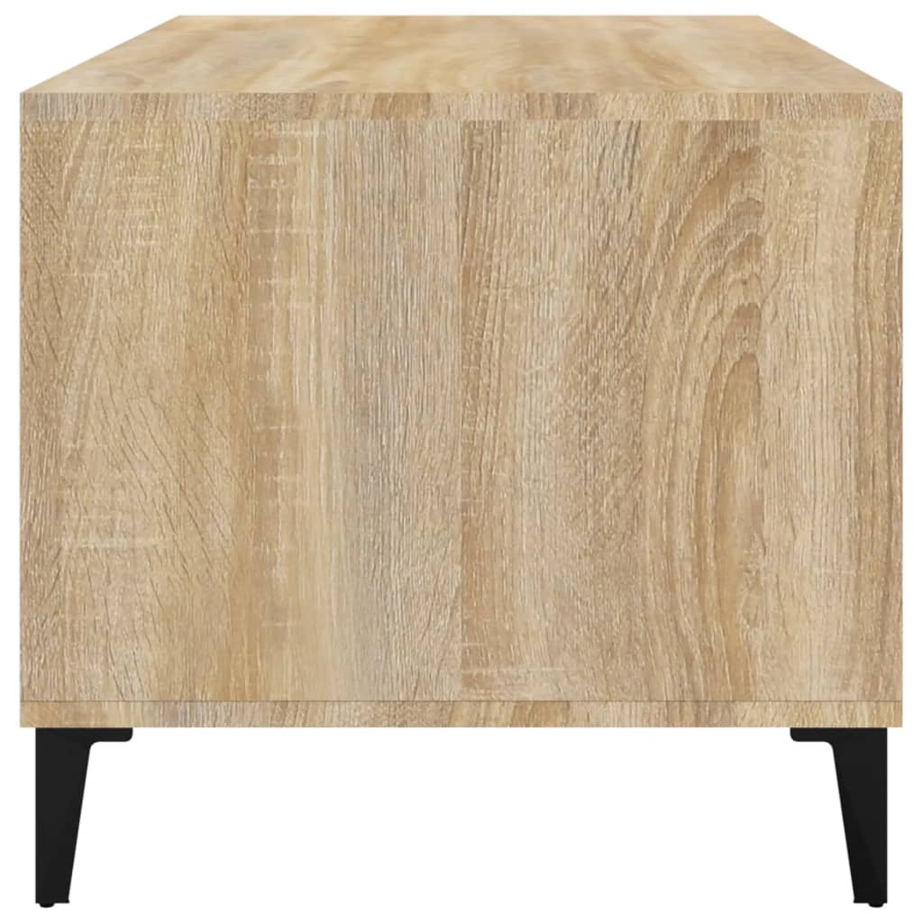 sofabord 90x49x45 cm konstrueret træ sonoma-eg