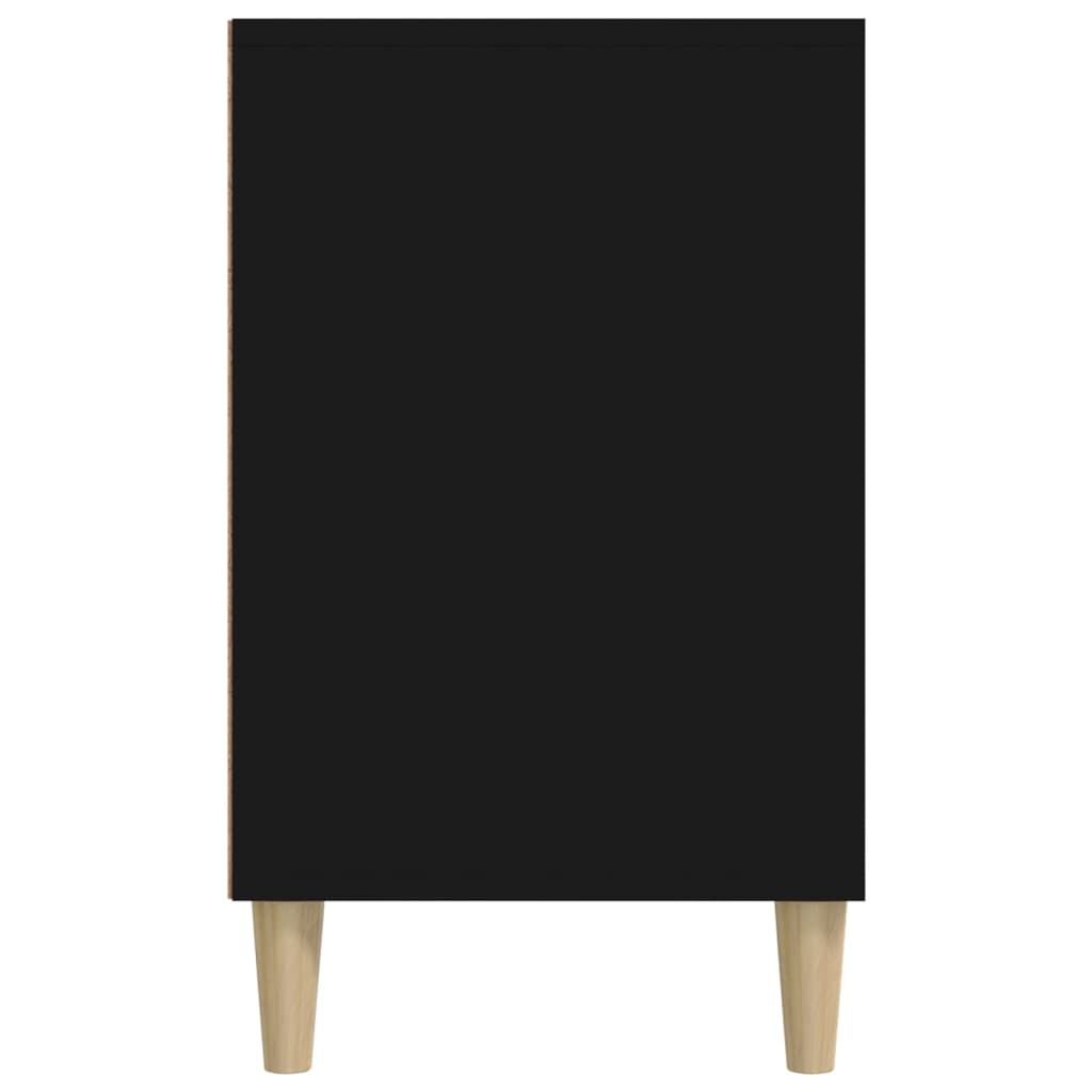 skoreol 102x36x60 cm konstrueret træ sort