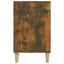 skoskab 102x36x60 cm konstrueret træ røget egetræsfarve
