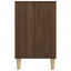 skoskab 102x36x60 cm konstrueret træ brun egetræ