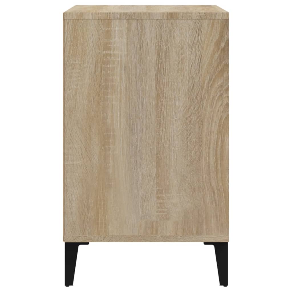 skoreol 102x36x60 cm konstrueret træ sonoma-eg