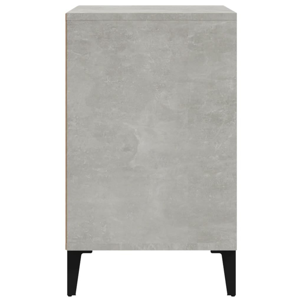 skoreol 102x36x60 cm konstrueret træ betongrå