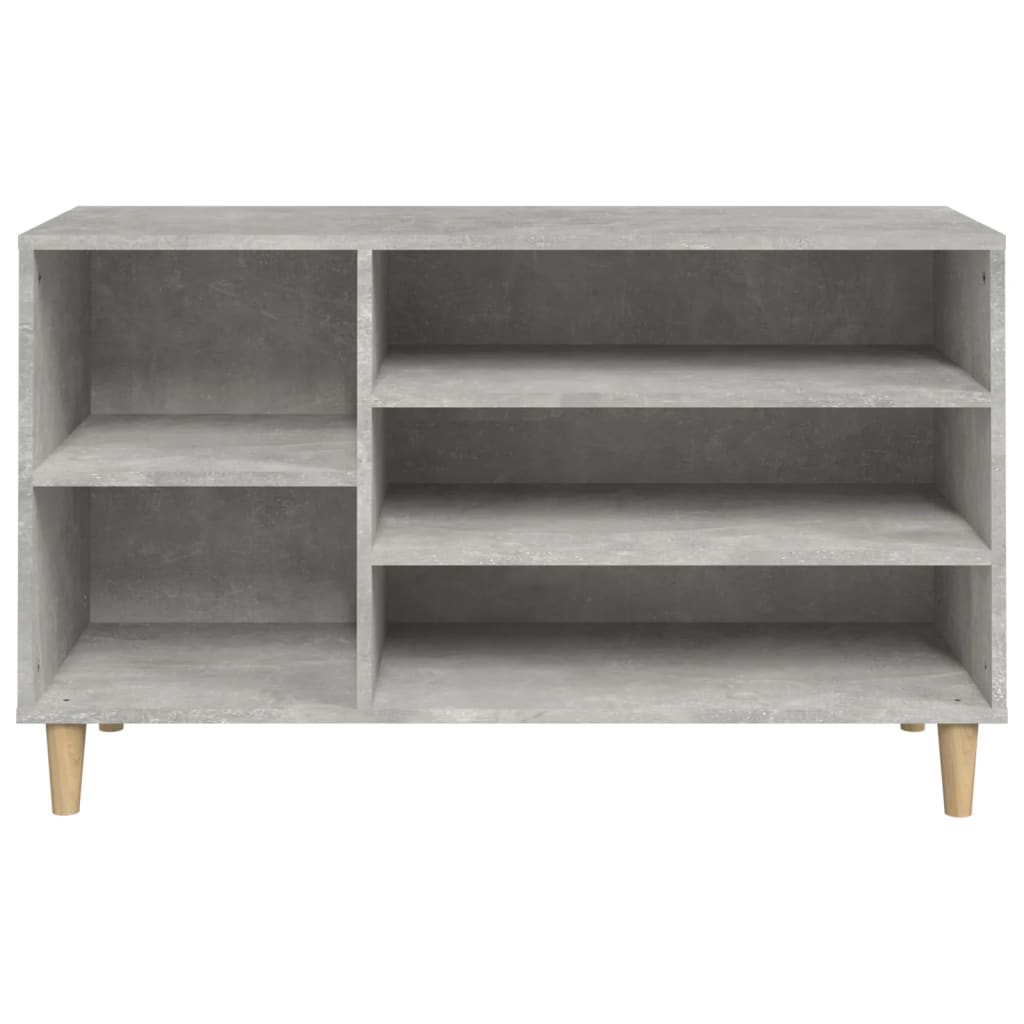 skoreol 102x36x60 cm konstrueret træ betongrå