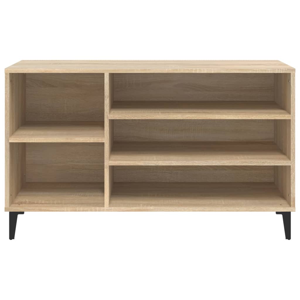 skoreol 102x36x60 cm konstrueret træ sonoma-eg