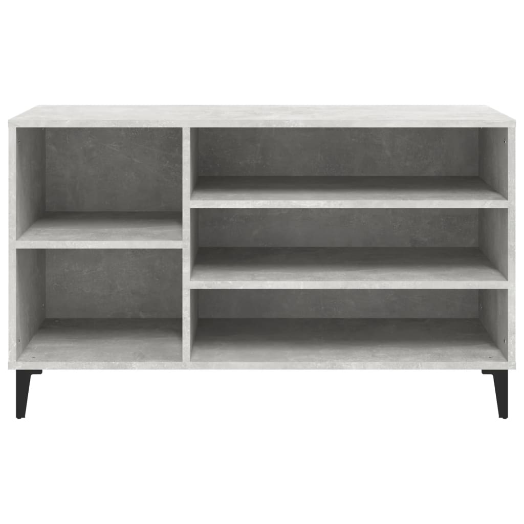 skoreol 102x36x60 cm konstrueret træ betongrå