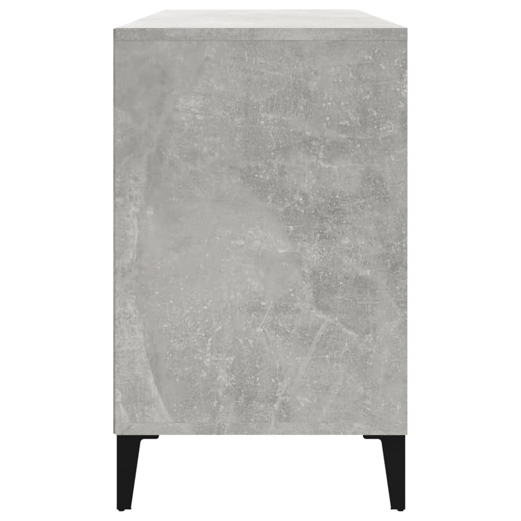 skoreol 102x36x60 cm konstrueret træ betongrå