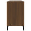 skoskab 102x36x60 cm konstrueret træ brun egetræ