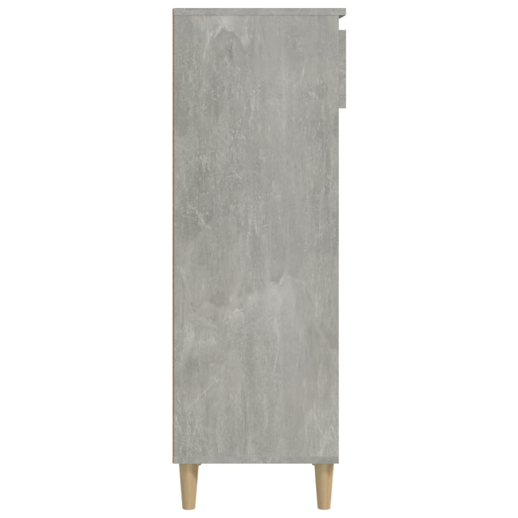 skoreol 40x36x105 cm konstrueret træ betongrå