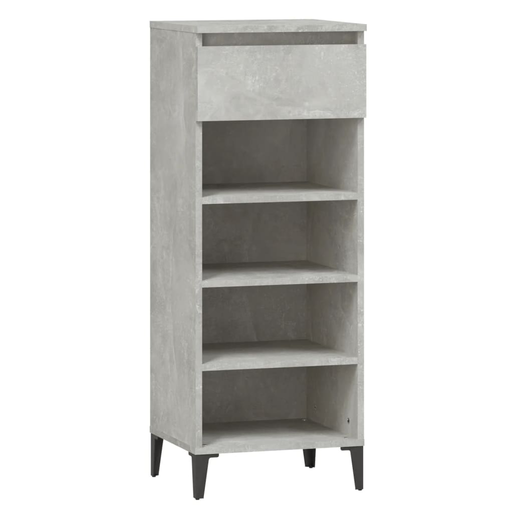 skoreol 40x36x105 cm konstrueret træ betongrå