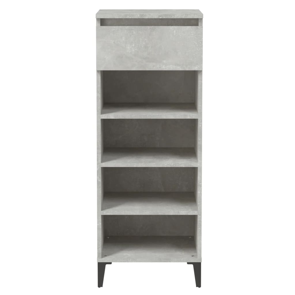 skoreol 40x36x105 cm konstrueret træ betongrå