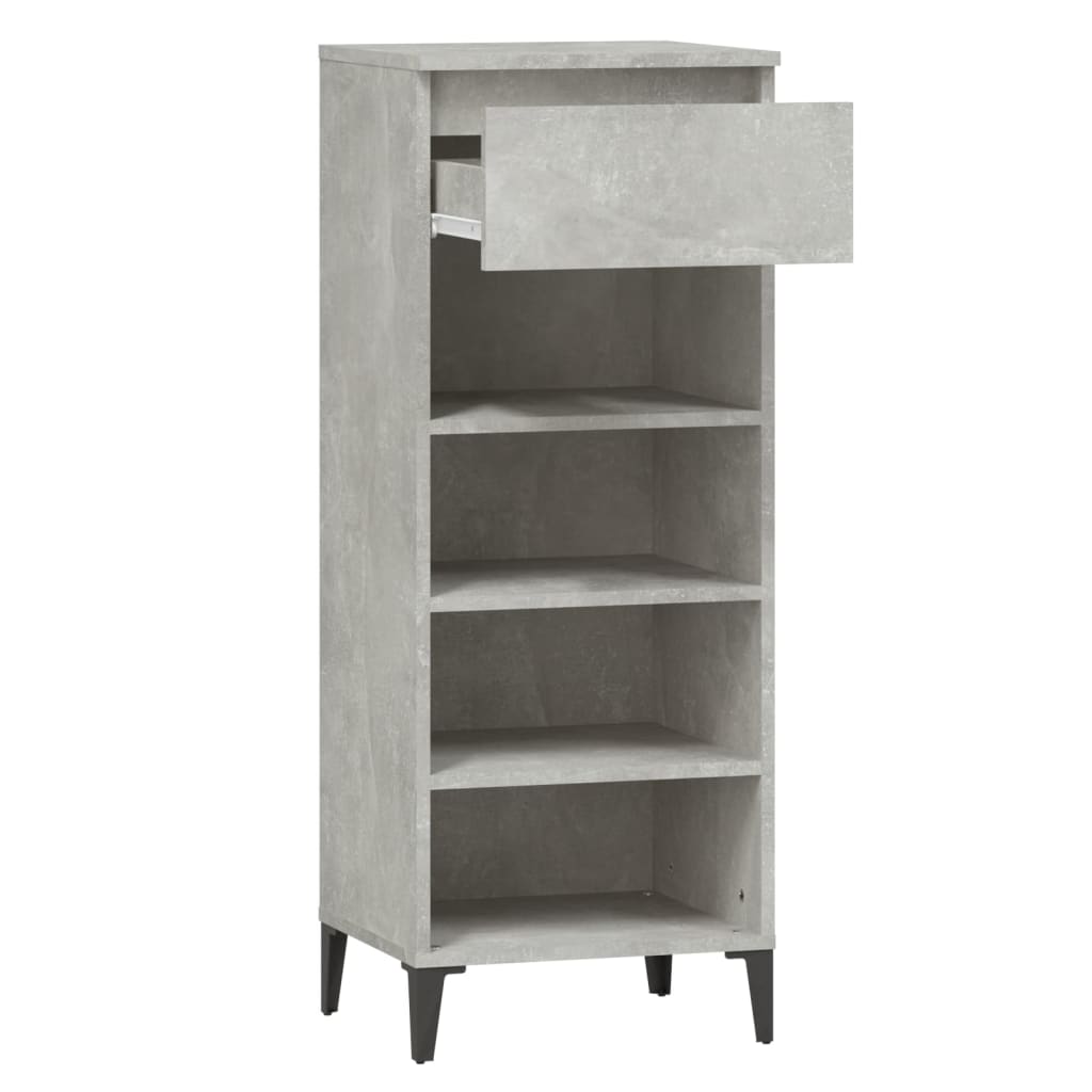 skoreol 40x36x105 cm konstrueret træ betongrå