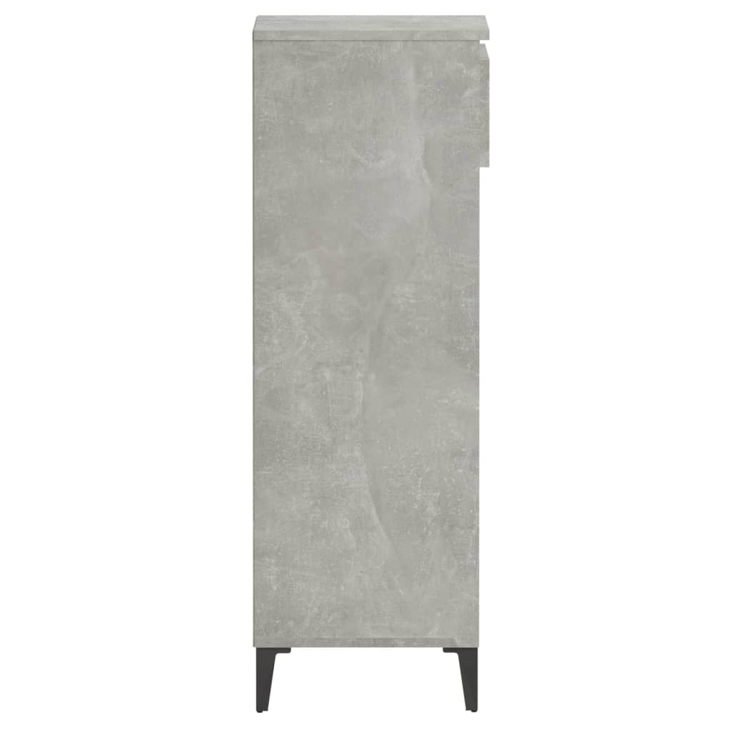 skoreol 40x36x105 cm konstrueret træ betongrå