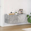 væghængt skoskab 100x35x38 cm konstrueret træ betongrå