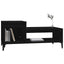 sofabord 100x50x45 cm konstrueret træ sort
