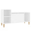 tv-bord 100x35x55 cm konstrueret træ hvid