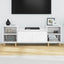 tv-bord 160x35x55 cm konstrueret træ hvid