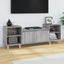tv-bord 160x35x55 cm konstrueret træ grå sonoma-eg