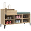 skoreol 102x36x60 cm konstrueret træ sonoma-eg