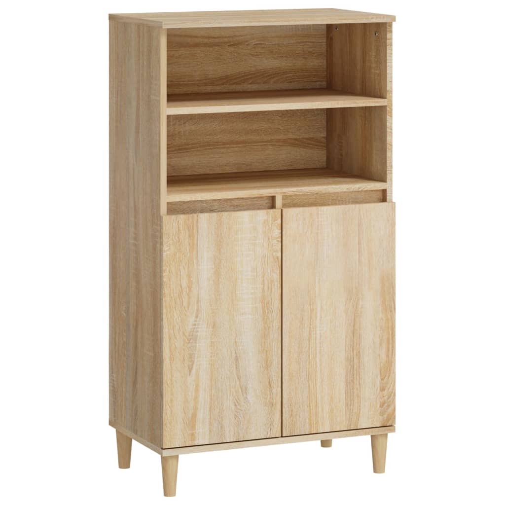 skab 60x36x110 cm konstrueret træ Sonoma-eg