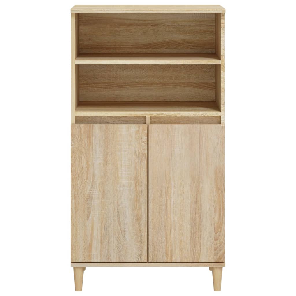 skab 60x36x110 cm konstrueret træ Sonoma-eg