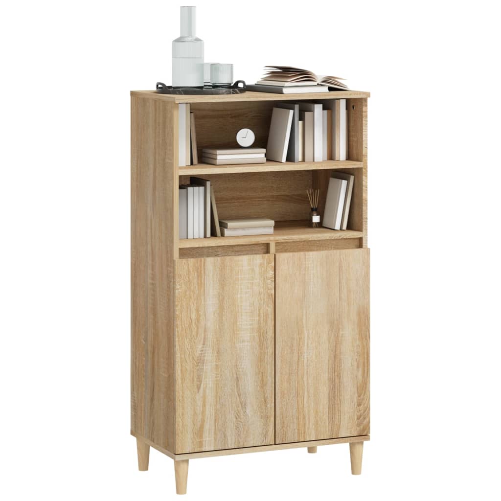 skab 60x36x110 cm konstrueret træ Sonoma-eg