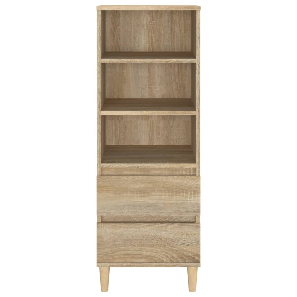 skab 40x36x110 cm konstrueret træ Sonoma-eg