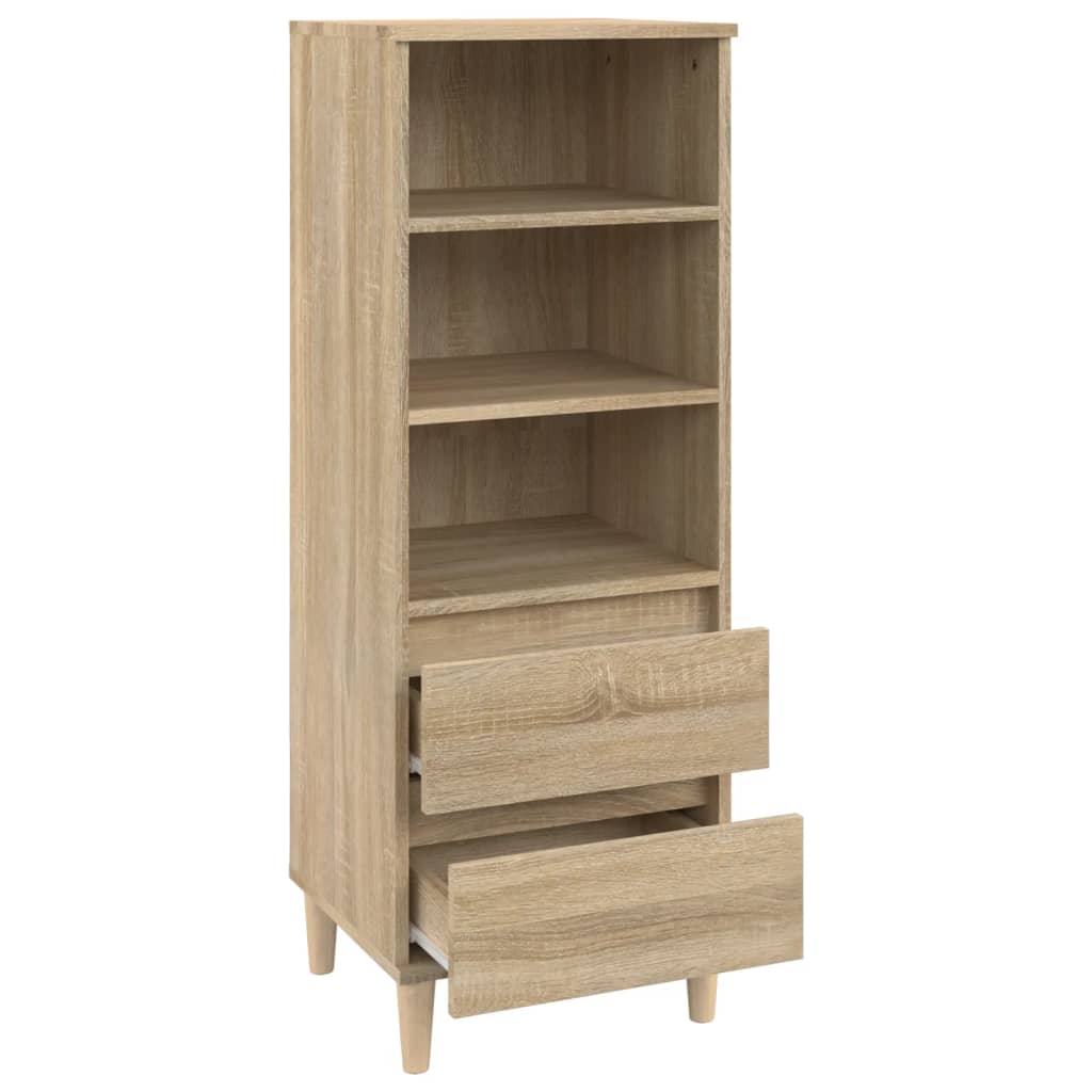 skab 40x36x110 cm konstrueret træ Sonoma-eg