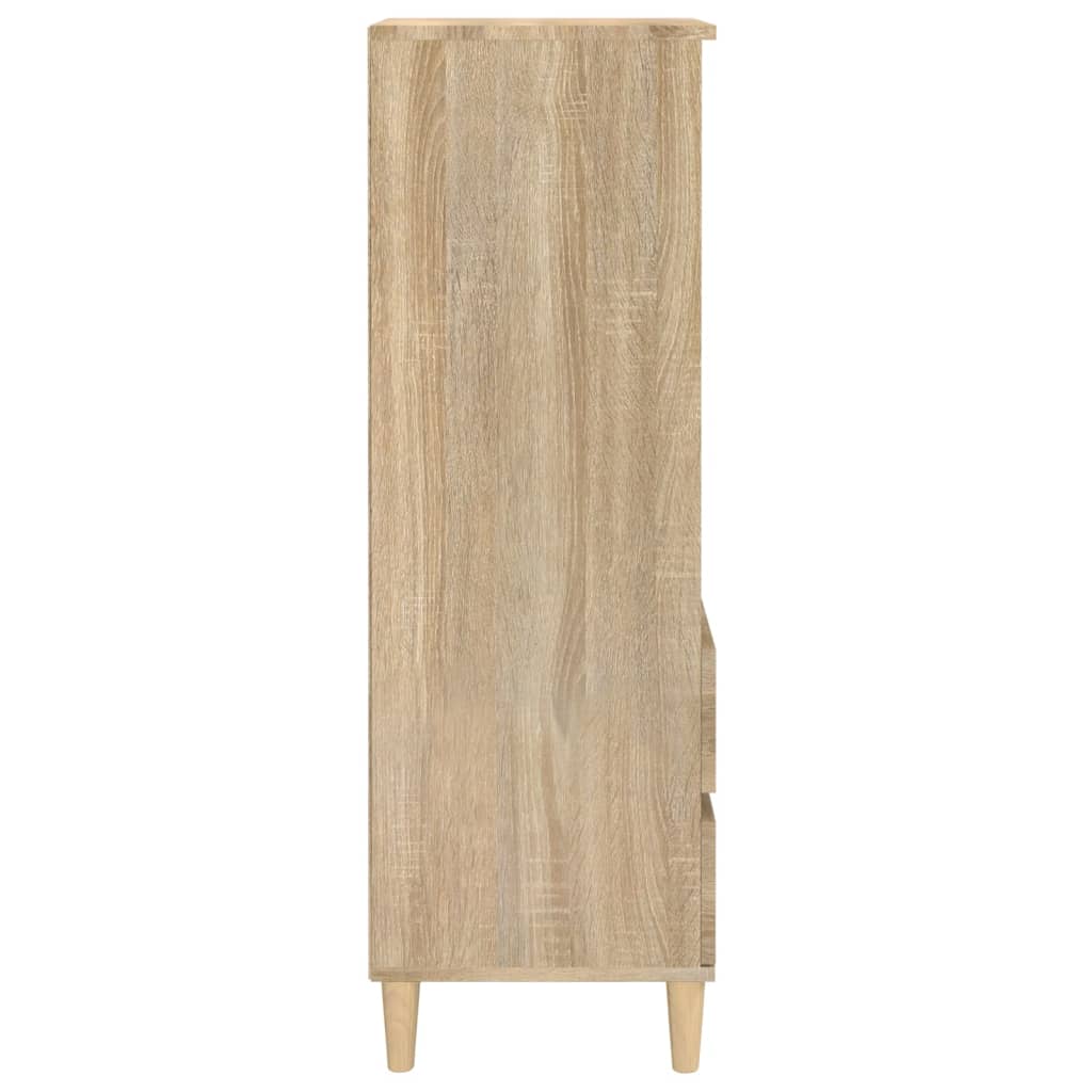 skab 40x36x110 cm konstrueret træ Sonoma-eg