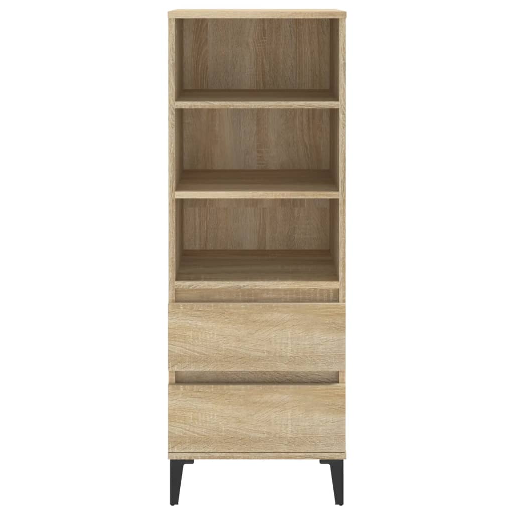 skab 40x36x110 cm konstrueret træ Sonoma-eg