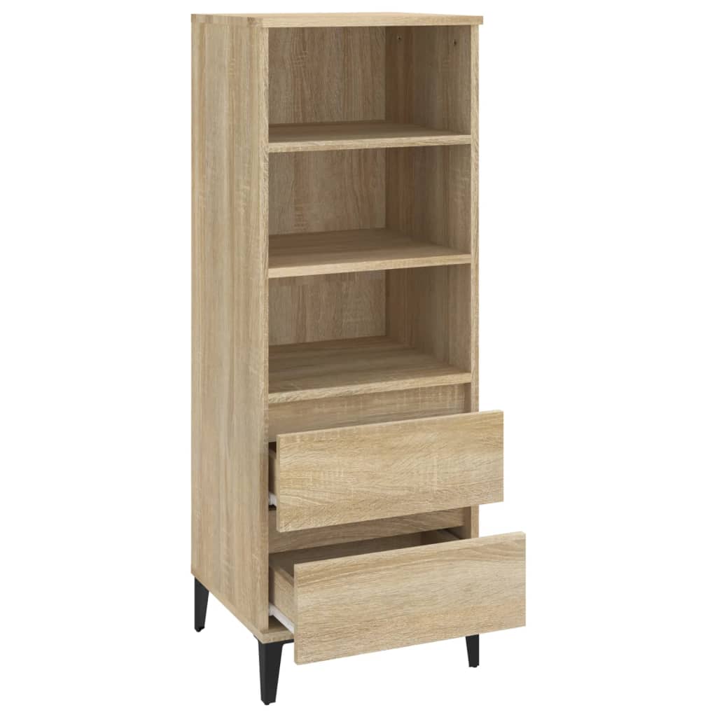 skab 40x36x110 cm konstrueret træ Sonoma-eg