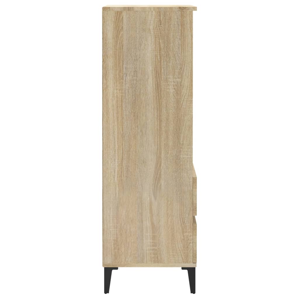 skab 40x36x110 cm konstrueret træ Sonoma-eg