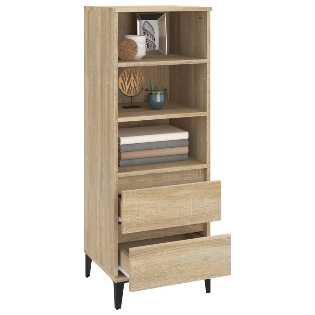 skab 40x36x110 cm konstrueret træ Sonoma-eg