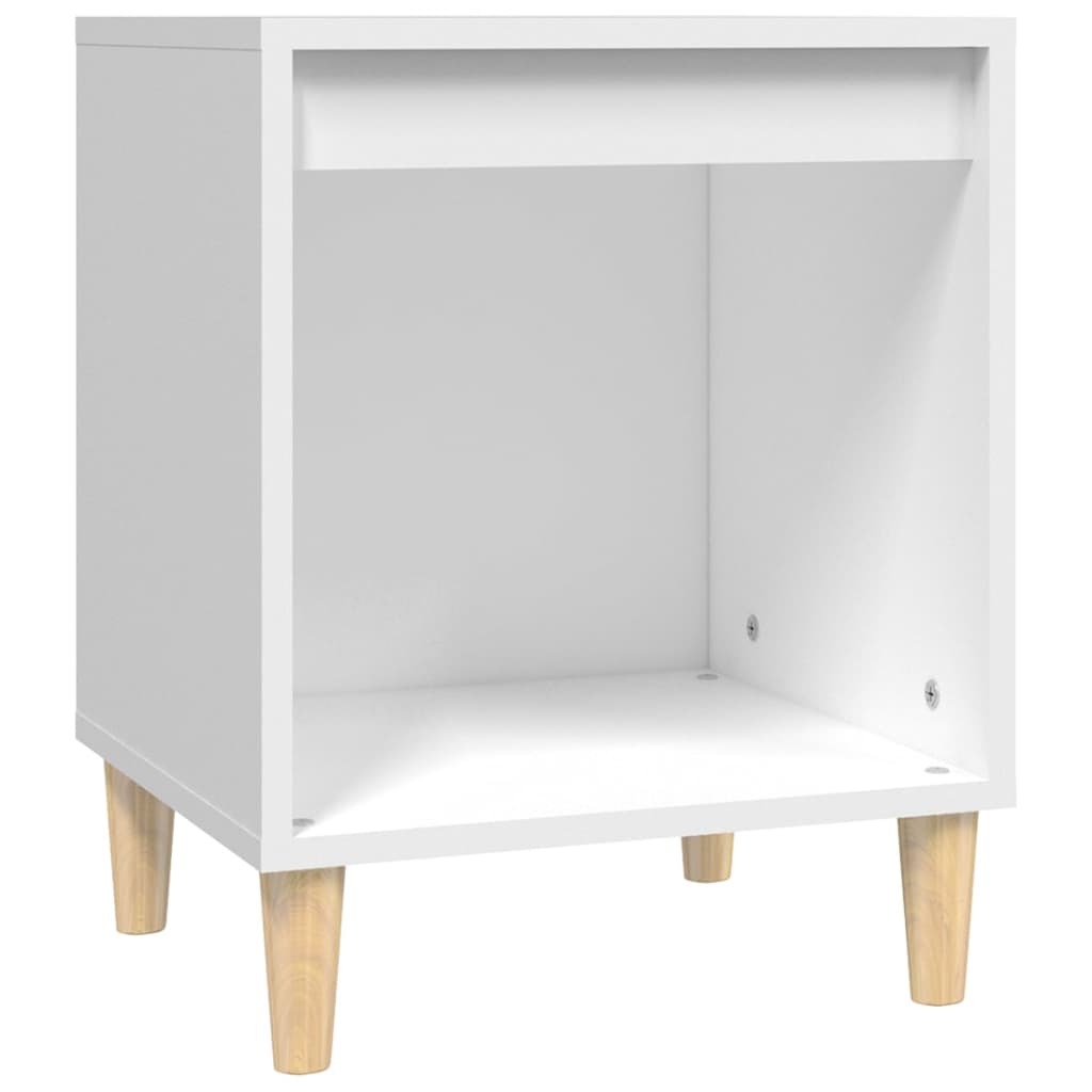 sengeborde 2 stk. 40x35x50 cm hvid