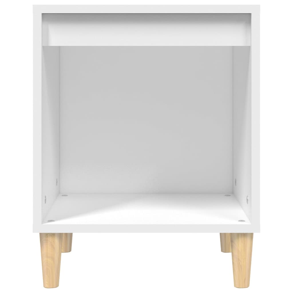 sengeborde 2 stk. 40x35x50 cm hvid