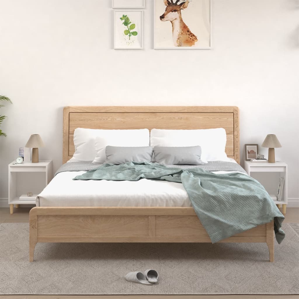 sengeborde 2 stk. 40x35x50 cm hvid