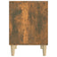 sengeborde 2 stk. 40x35x50 cm røget egetræsfarve