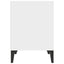sengebord 40x35x50 cm hvid