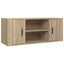 tv-bord 100x35x40 cm konstrueret træ sonoma-eg
