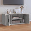 tv-bord 100x35x40 cm konstrueret træ grå sonoma-eg